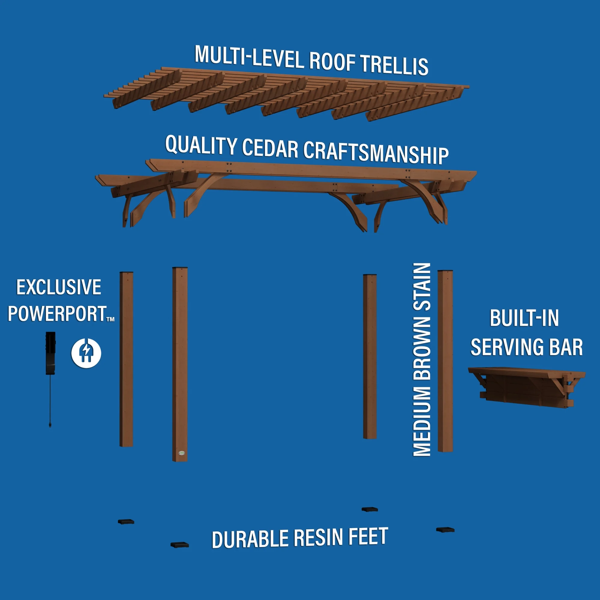 Backyard Discovery 14 X 10 Ashland  Pergola