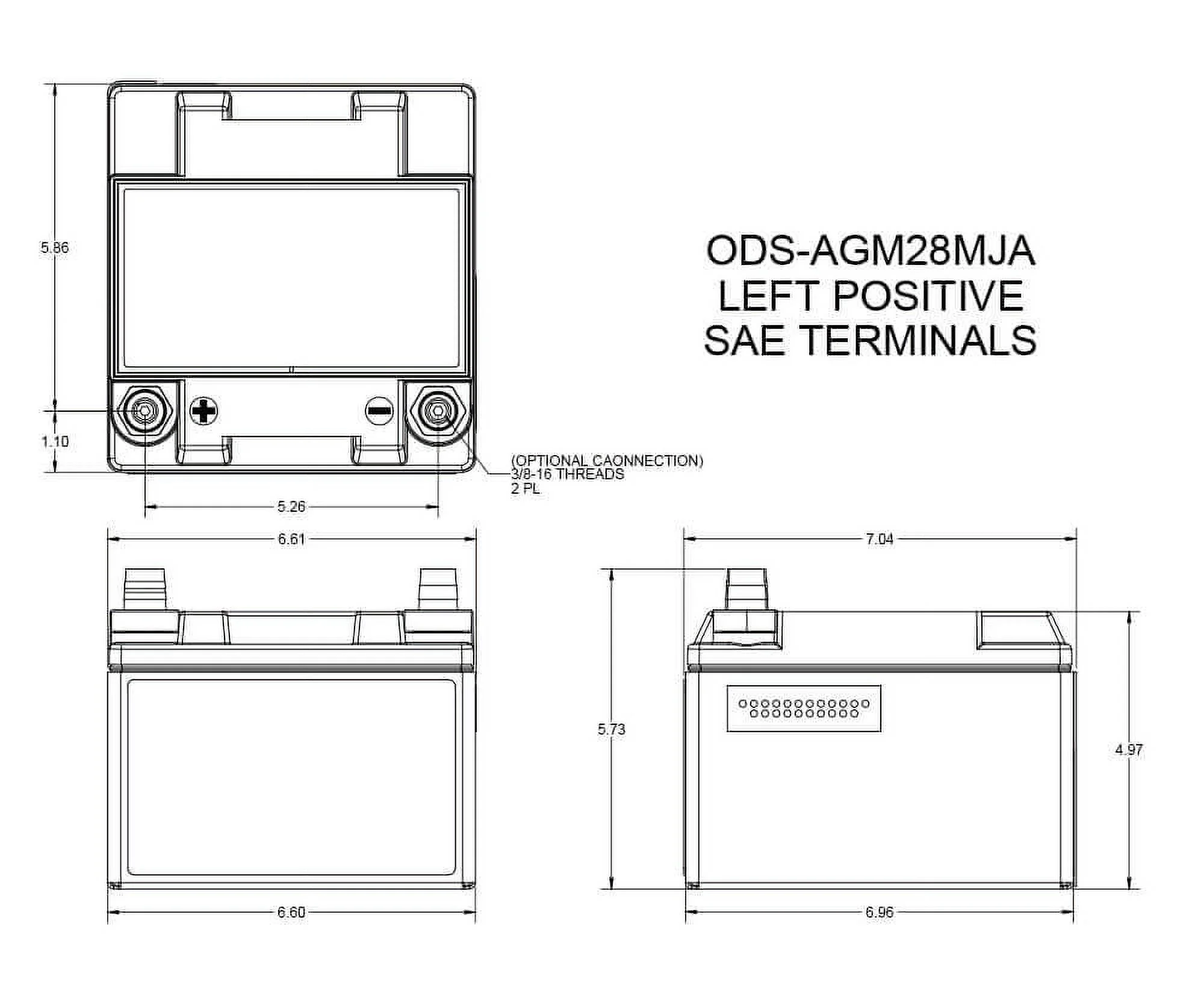 Odyssey Battery DSAGM28MJA