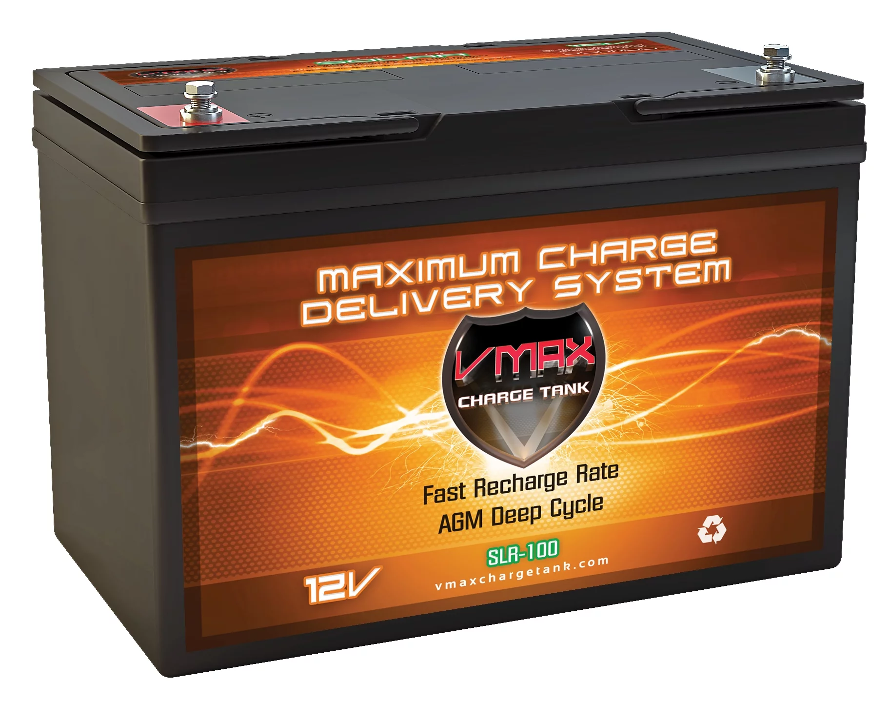 VMAX SLR100 AGM Deep Cycle Battery Replaces Walmart 27DC-6 12 Volt group 27 100Ah