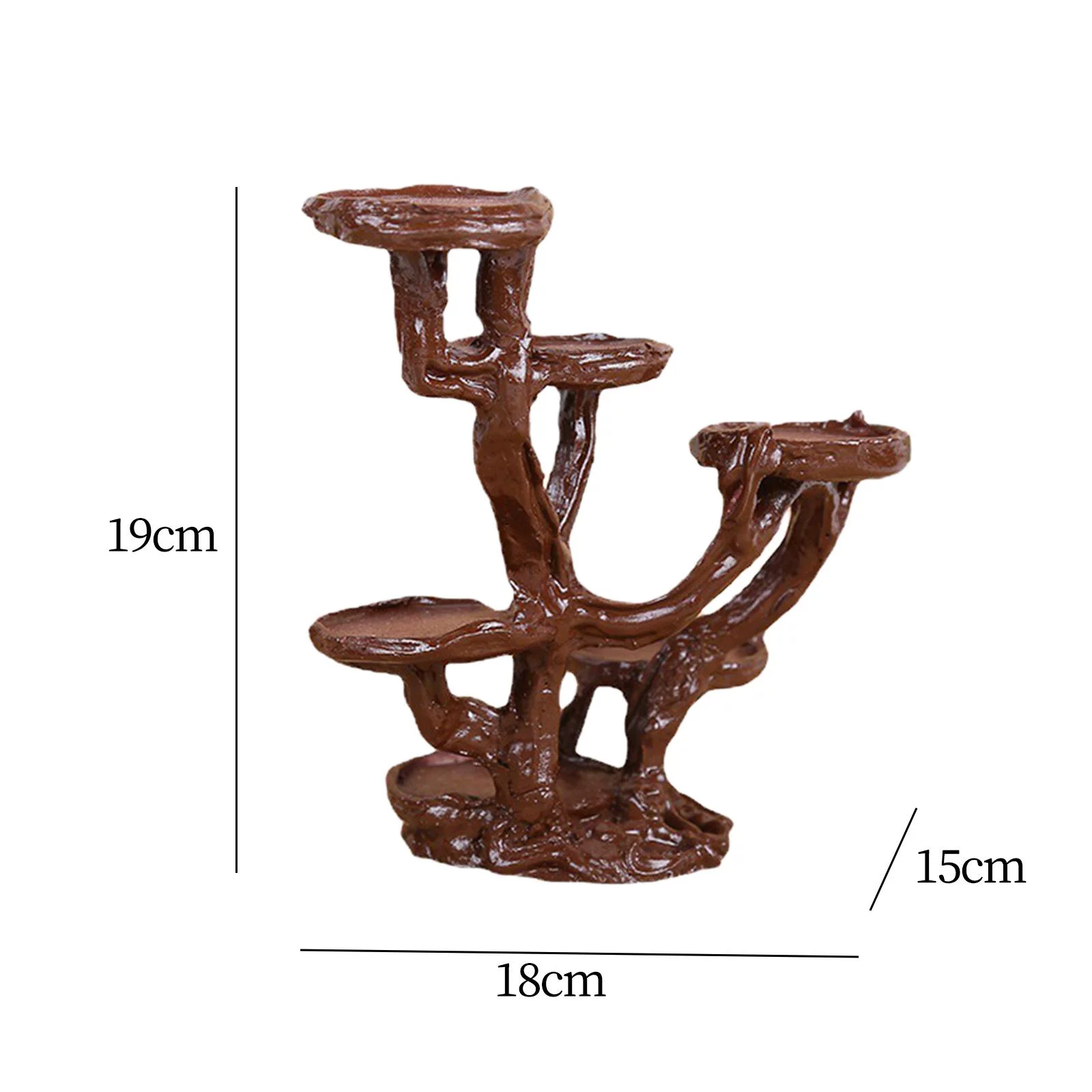 5-Layer Mini Resin Succulent Stand Windowsill Small Plant Stand Multi Layers Succulents Display Shelf Kitchen Windowsill Desk Tabletop Plant Holder