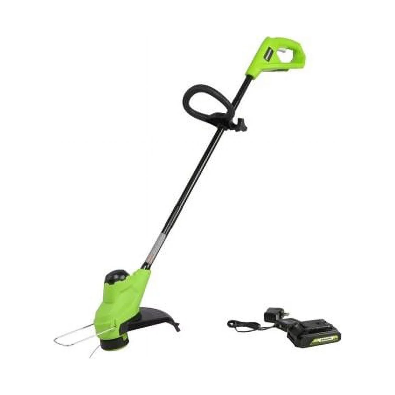 Greenworks 24V 10-inch Cordless String Trimmer with TORQDRIVE™, 2Ah USB Battery and Charger included, 2117802AZ