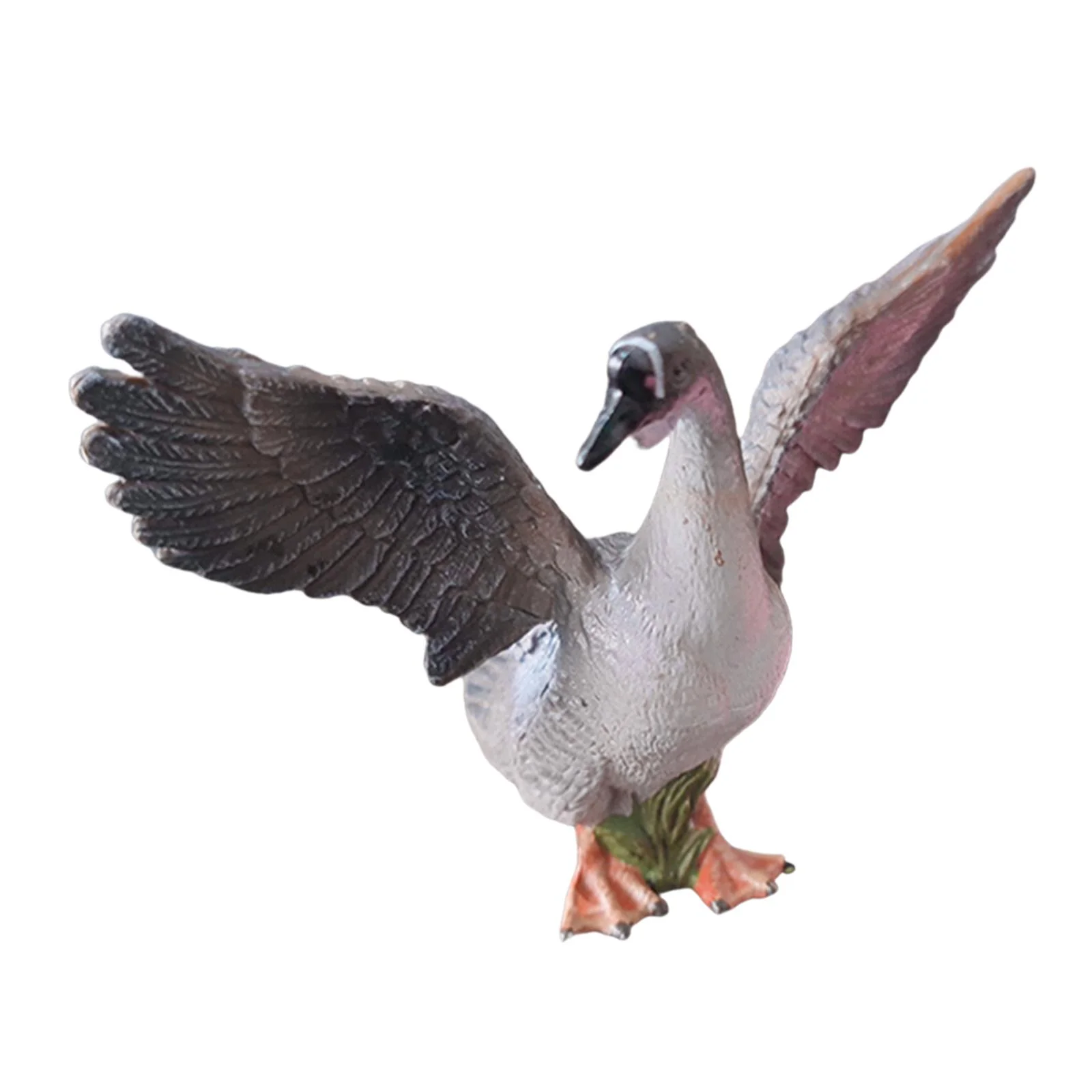 simhoa Goose Statue Animal Figurine Creative Craft Outdoor Garden Art, Sculpture Garden Statue for Patio Home, Desktop Outdoor Porch Style B