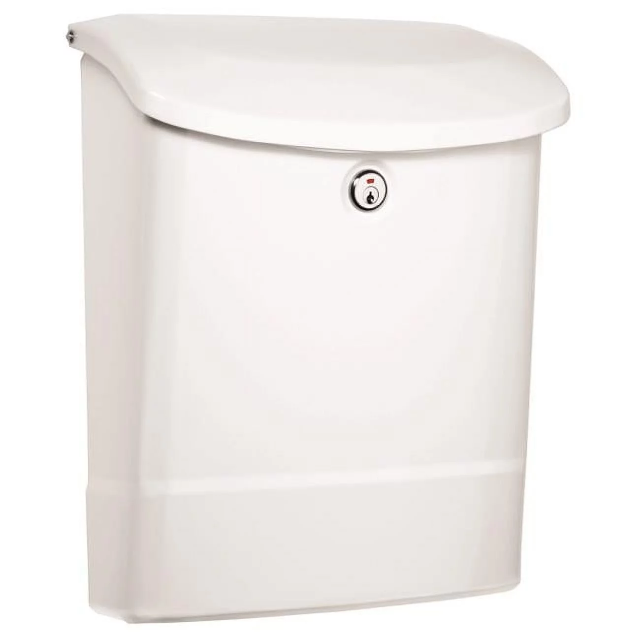 Architectural Mailboxes  Parkside Locking Wall Mount Mailbox - White