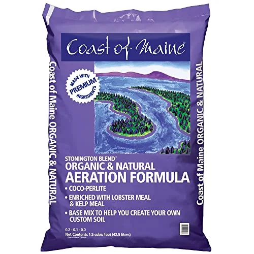 Coast of Maine Organic and Natural Aeration Formula Potting Soil, 1.5 CF