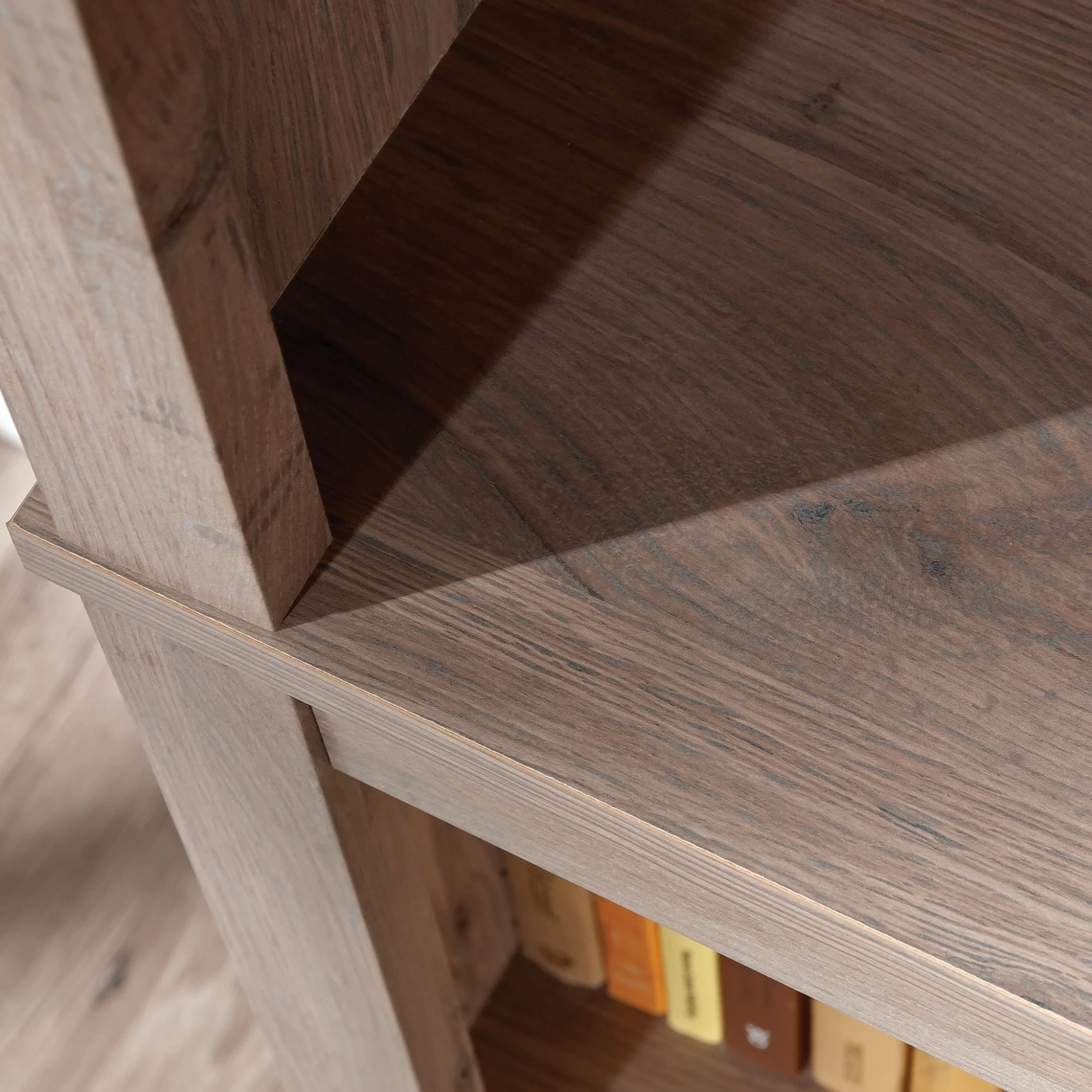 Sauder Select 5-Shelf Display Bookcase in Laurel Oak