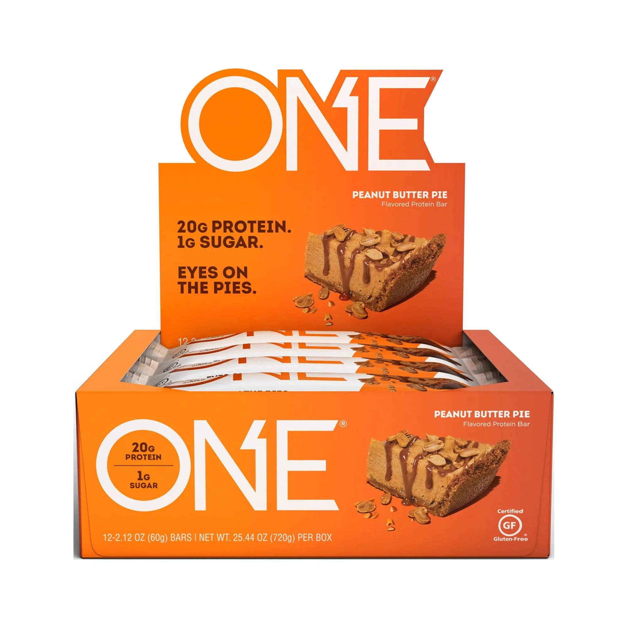 ONE Protein Bar, Peanut Butter Pie, 20g Protein, 12 Ct