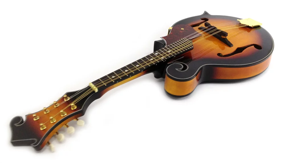 8-String MANDOLIN F-Style SUNBURST TOBACCO Sandalwood Gold Hardware