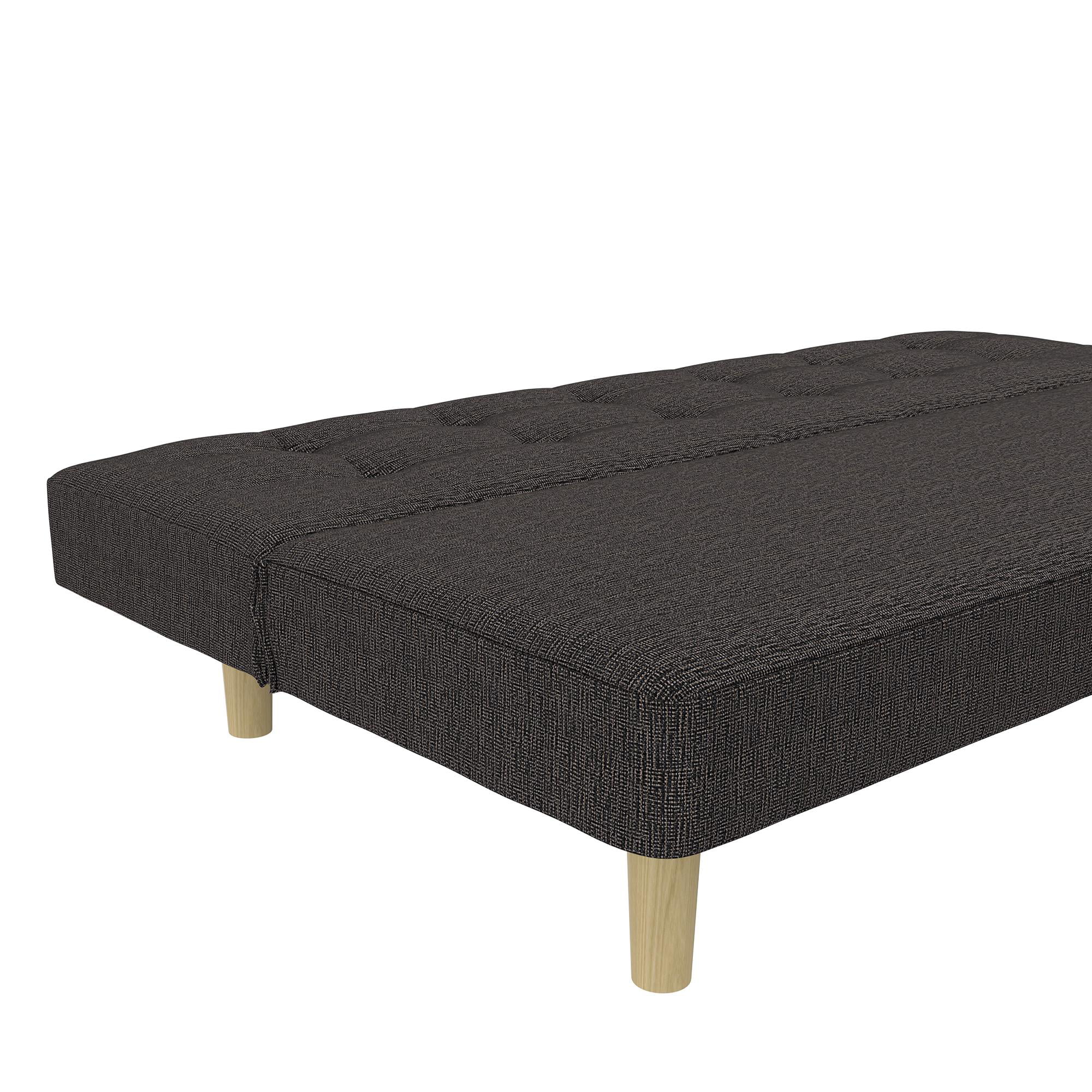 Queer Eye Tamlin Futon, Couch and Sleeper, Gray Linen