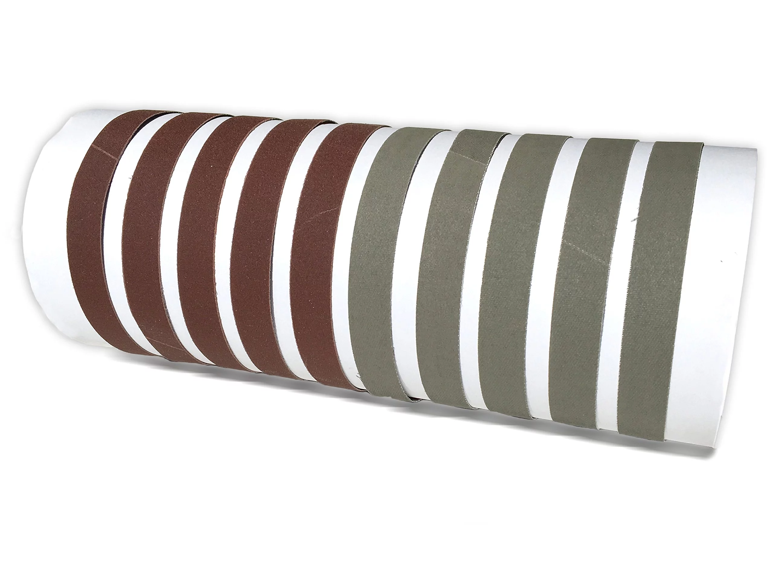 3/4 X 12 Inch Knife Sharpener Sanding Belts, 10 Pack Assortment (Compatible with Work Sharp Ken Onion) (800, 5000 Grit Assortment)