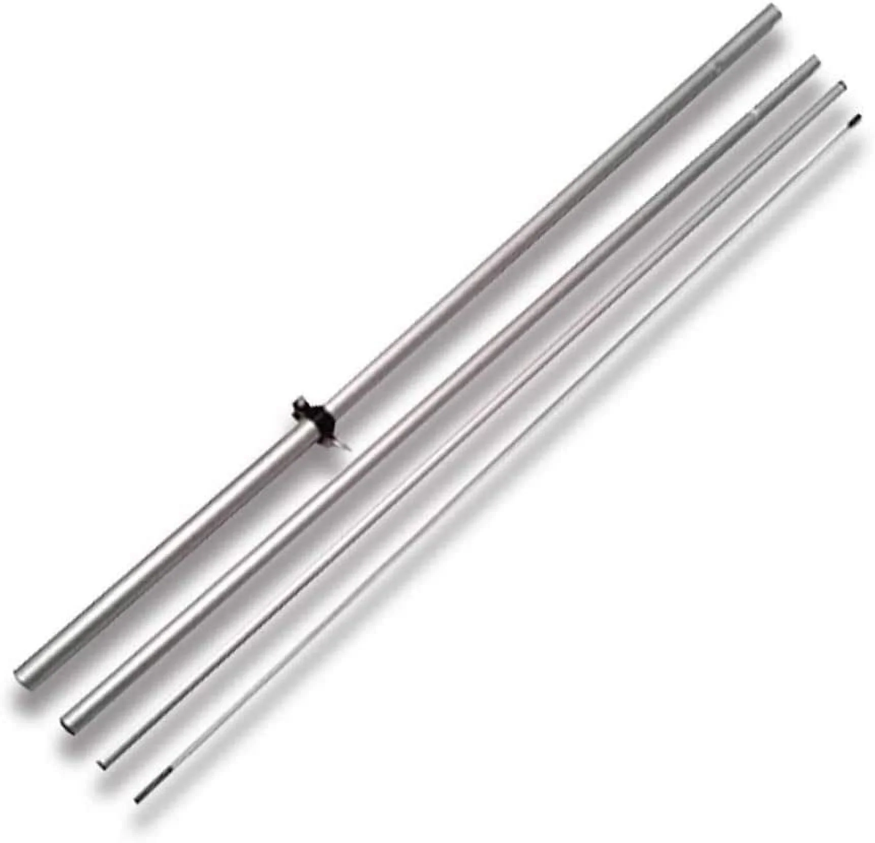 4pc Economy 15 ft Pole Set with Carbonfiber Flexible Pole Tip - for 12ft Feather Flags