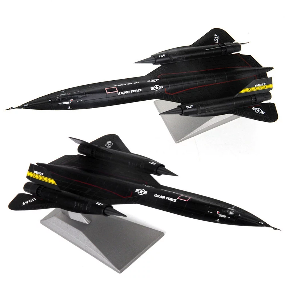 1:144 Blackbird SR-71 Reconnaissance Aircraft Alloy Aircraft Model Simulation Model Aircraft