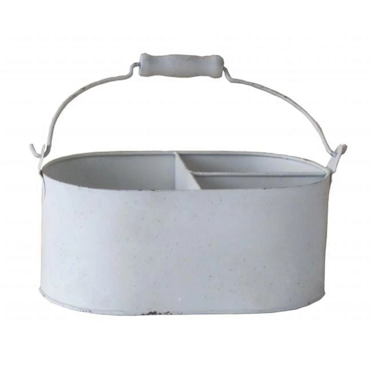 Cheung's Metal Pot with 3 Separated Sections 10.75L 6W 4.5H