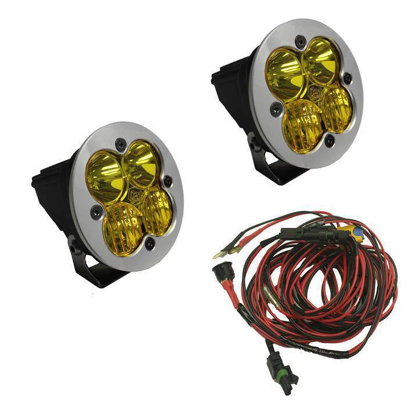 Baja Design Fits Squadron-R Sport Pair Driving Combo Amber 587813