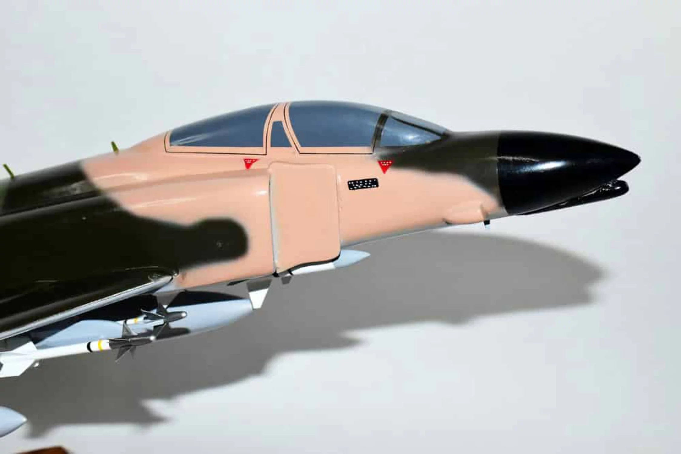 36th TFS Flying Fiends F-4c Model, 1/42 (18) Scale, Mahogany