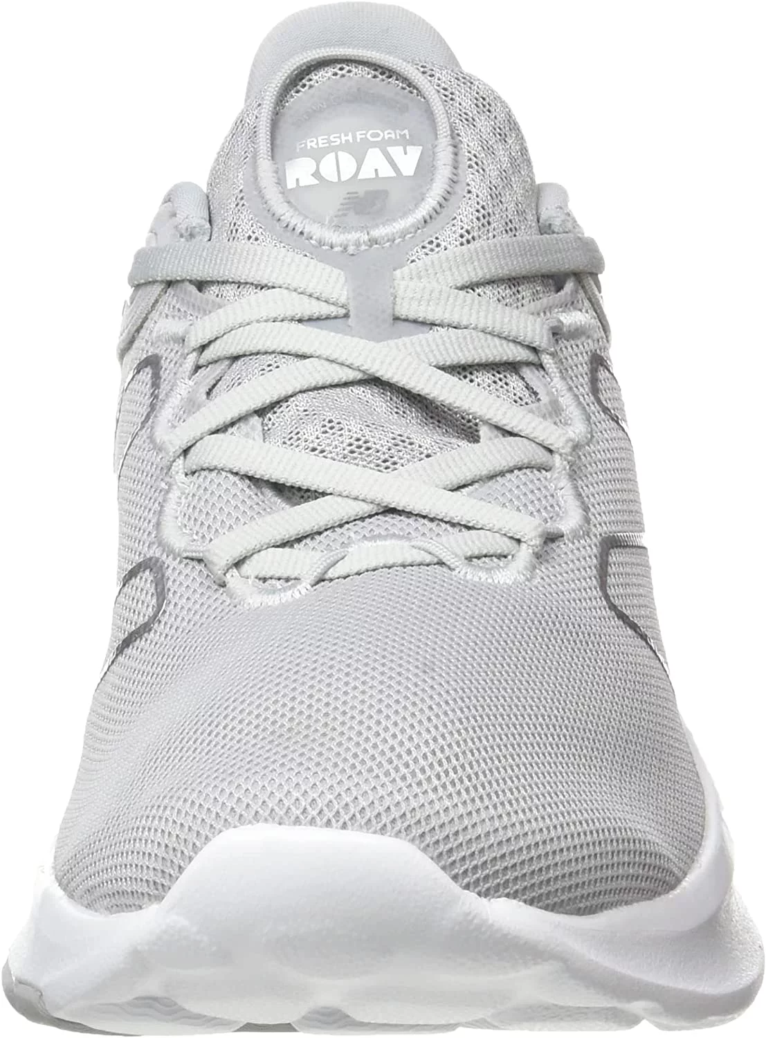 New Balance Womens Fresh Foam Roav V2 Sneaker 7.5 Light Aluminum/White