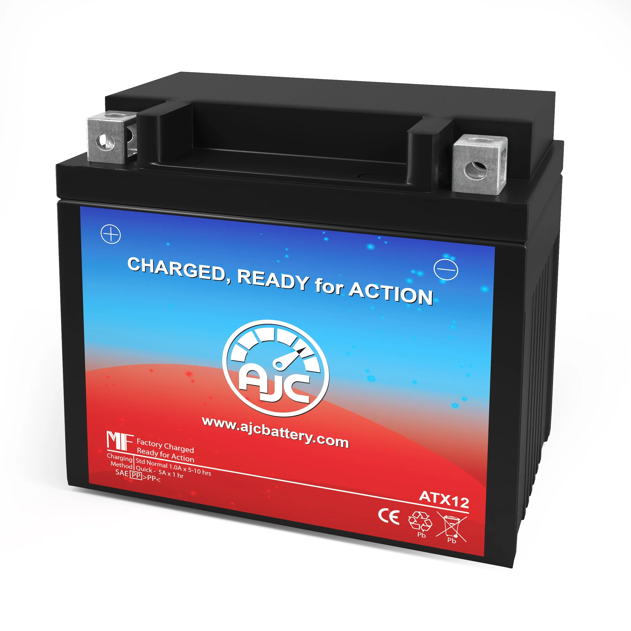 AJC Battery Compatible with Yamaha XVS650 V Star Custom 650CC Motorcycle Replacement Battery (1998-2016)