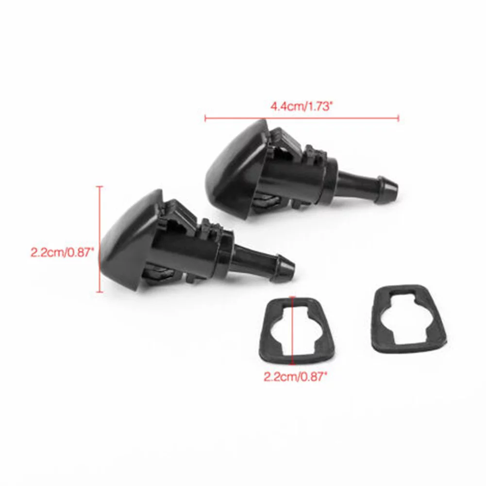 2 Windshield Washer Fluid Spray Nozzle For Dodge Charger Ram 1500 2500 5113049AA