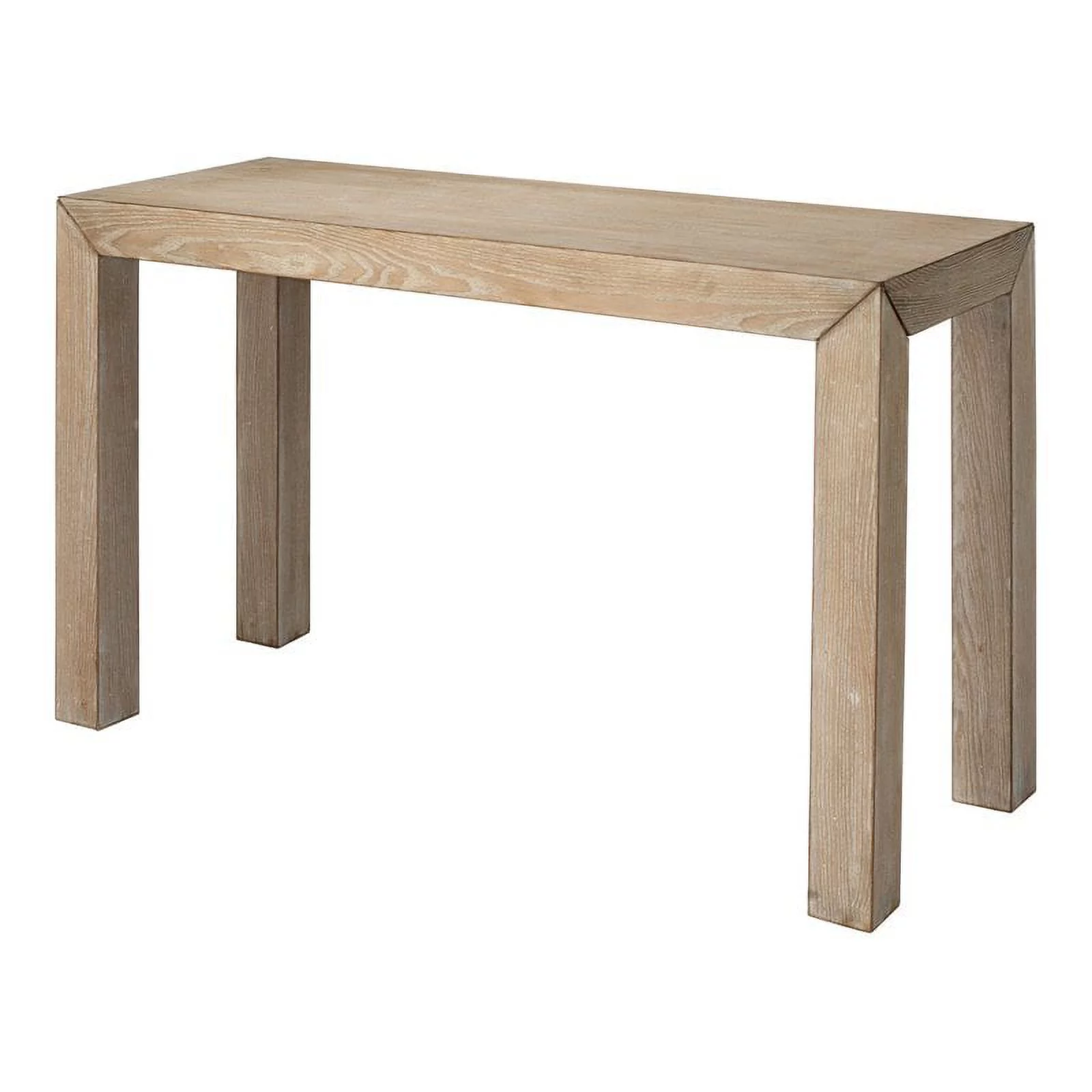 Home Square MDF Wood and Veneer Side Table in Natural Oak - Set of 2