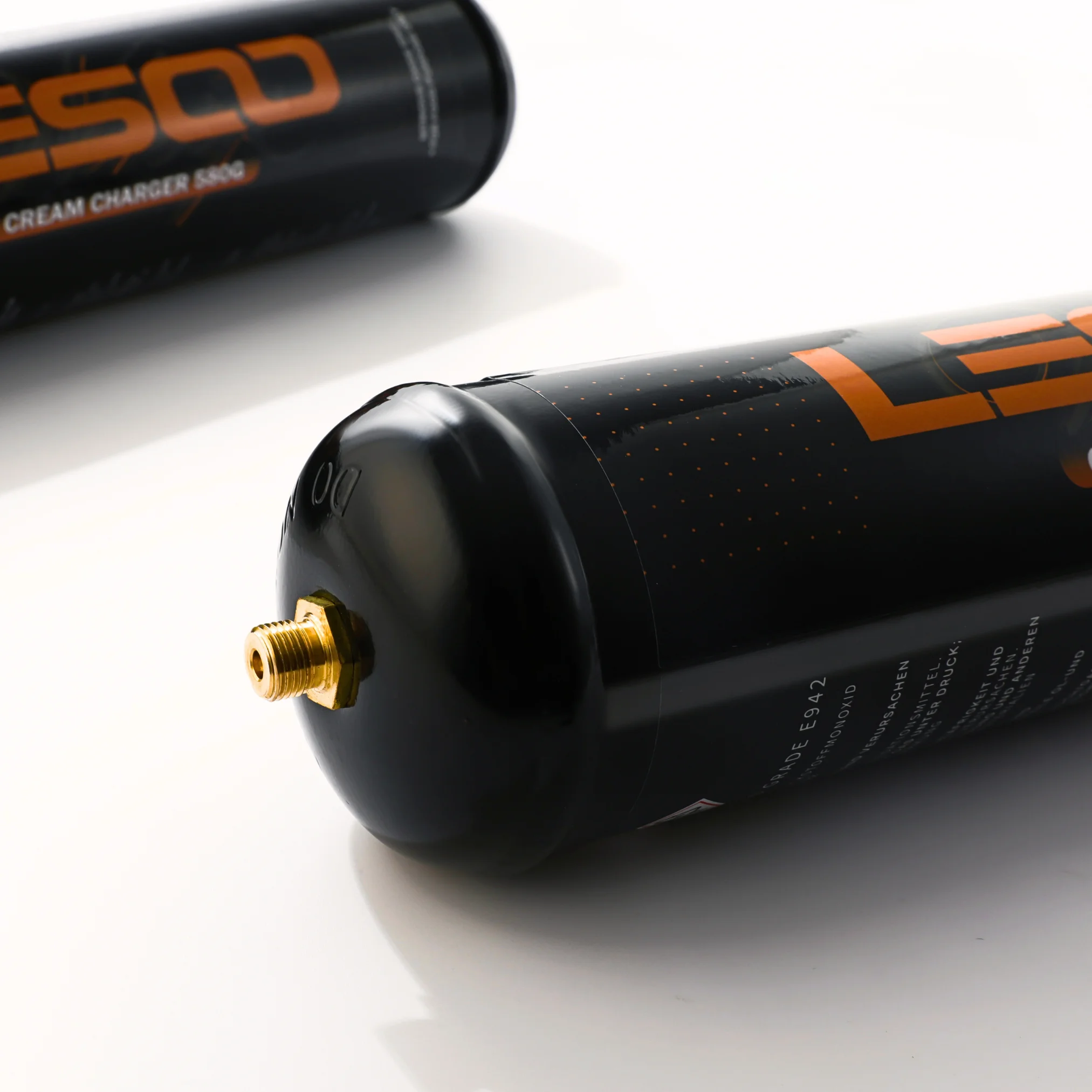 LesooWhip Whipped Cream Charger Pure 0.99L N2O Whip Cream Charger 615G Whipped Cream Cartridge ( 5 Cylinders)