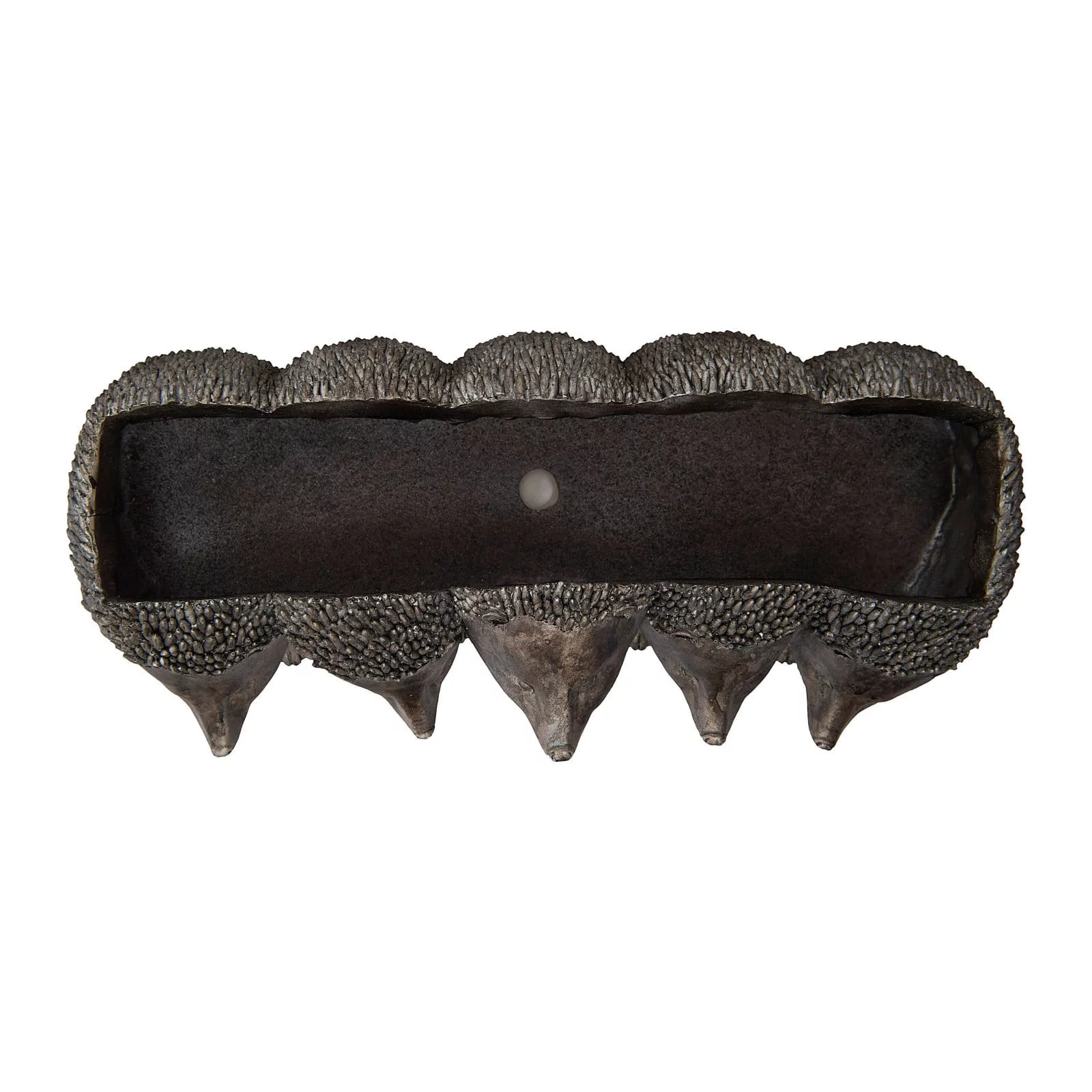 3R Studios Distressed Iron Resin Hedgehog Planter