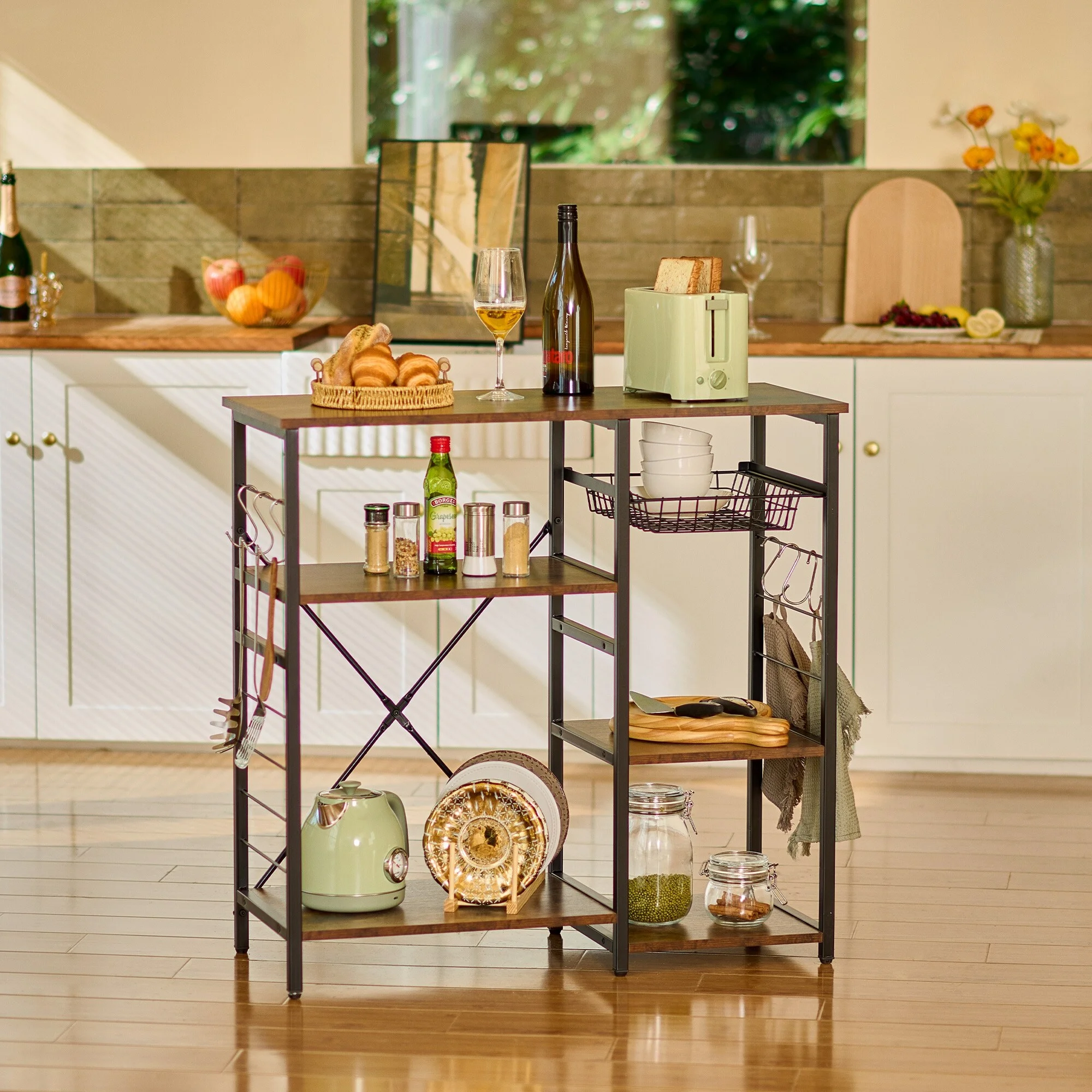 CO-Z Standard Baker's Rack Microwave Stand Utility