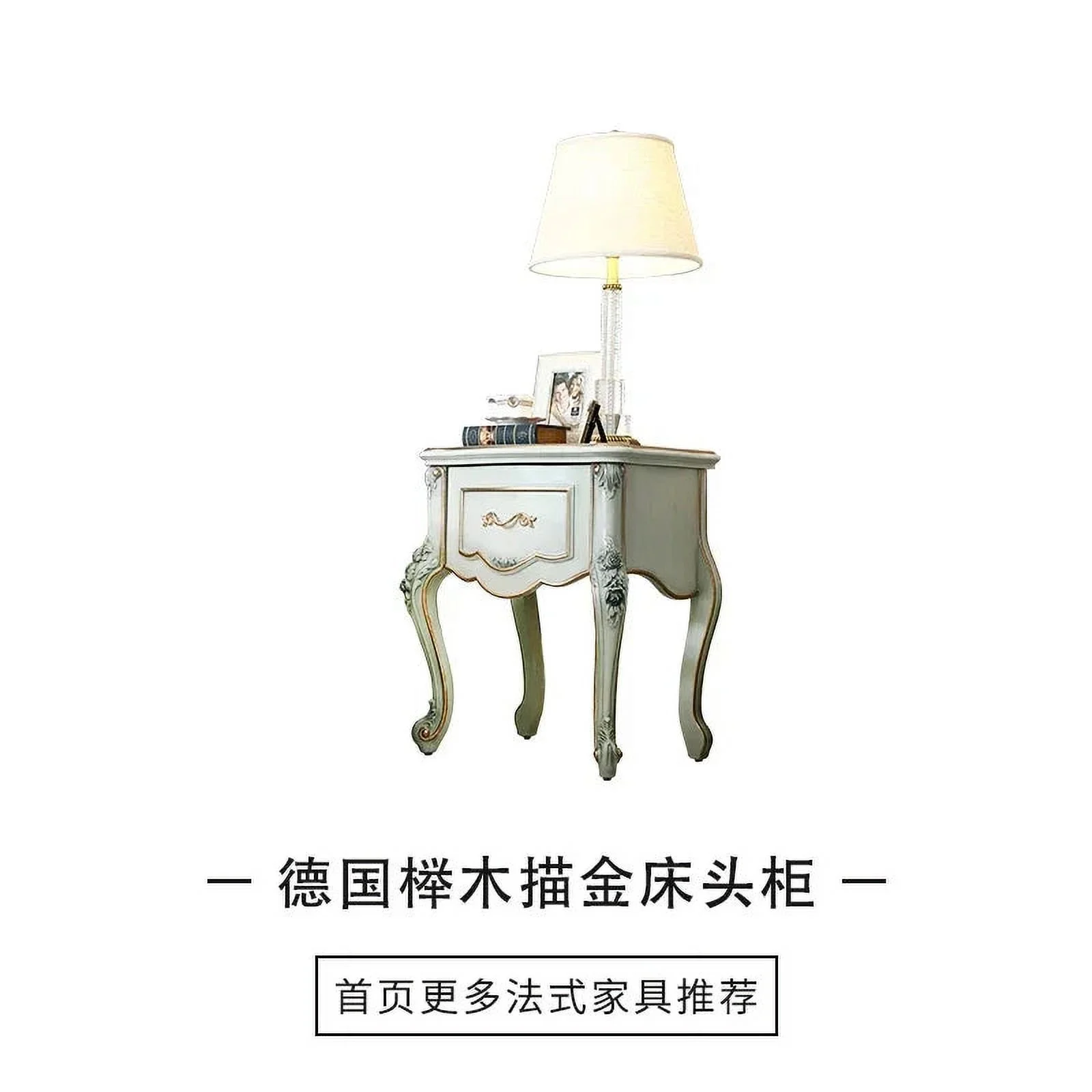 Court French furniture European solid wood carved 1.8m princess bed bedroom American wedding bed double bed