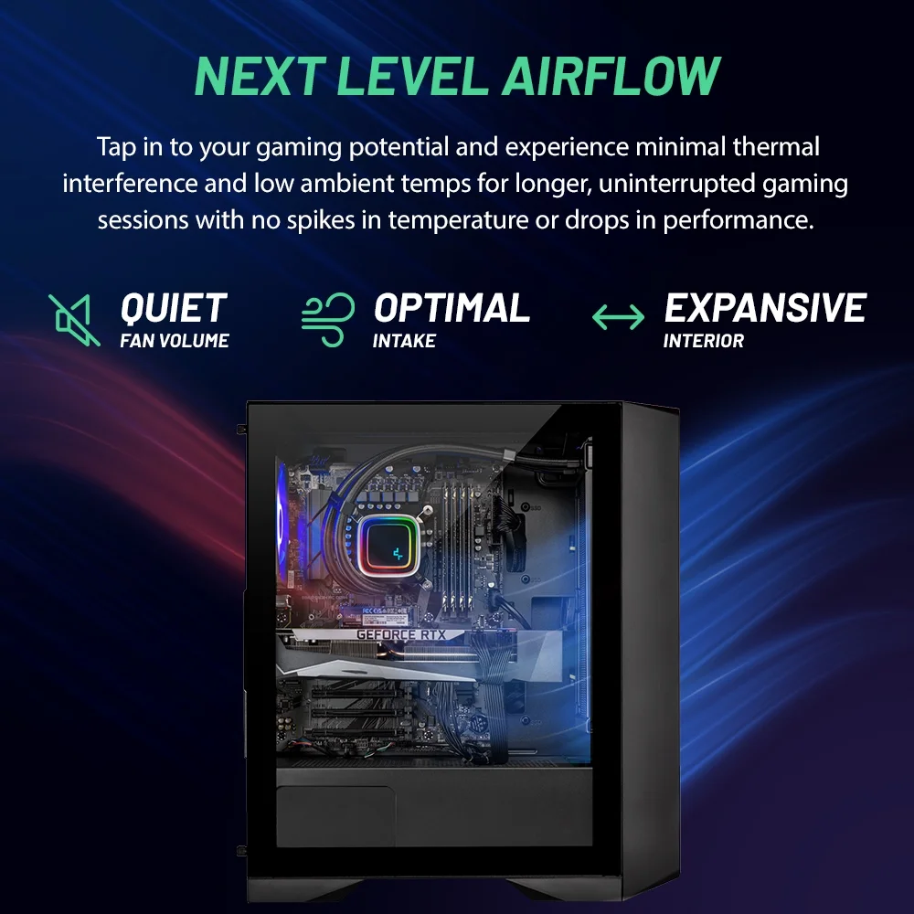 Skytech Nebula Gaming PC, AMD Ryzen 7 5700X, NVIDIA Rtx 3060, 1TB SSD, 16GB Ram, Windows 11