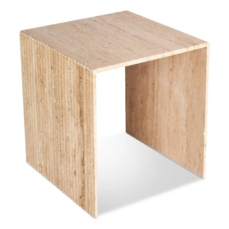 Meridian Furniture Lucca Beige End Table