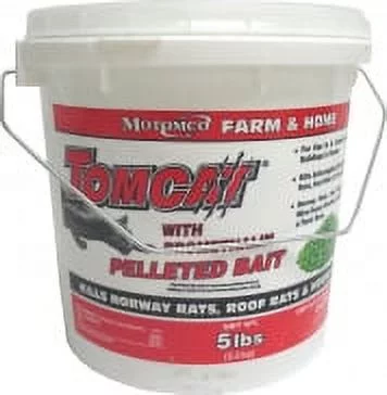 Tomcat Rodenticide,5 lb.,Pellets Form 22045