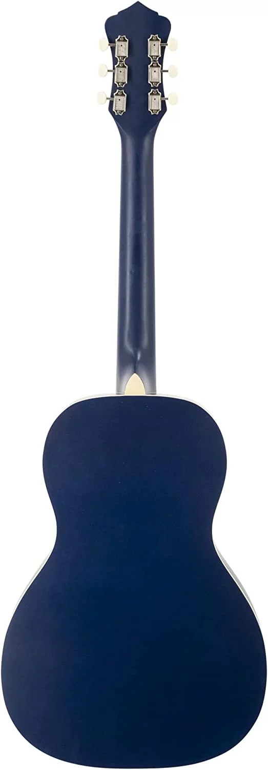 Recording King 6 String Resonator Guitar, Right, Wabash Blue RPH-R2-E-MBL