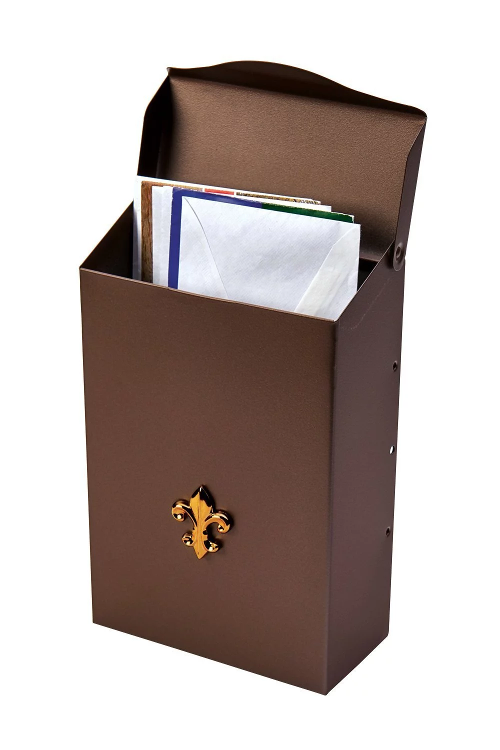 Gibraltar Mailboxes Classic Small Capacity Galvanized Steel Venetian Bronze, Wall-Mount Mailbox, BW110V04