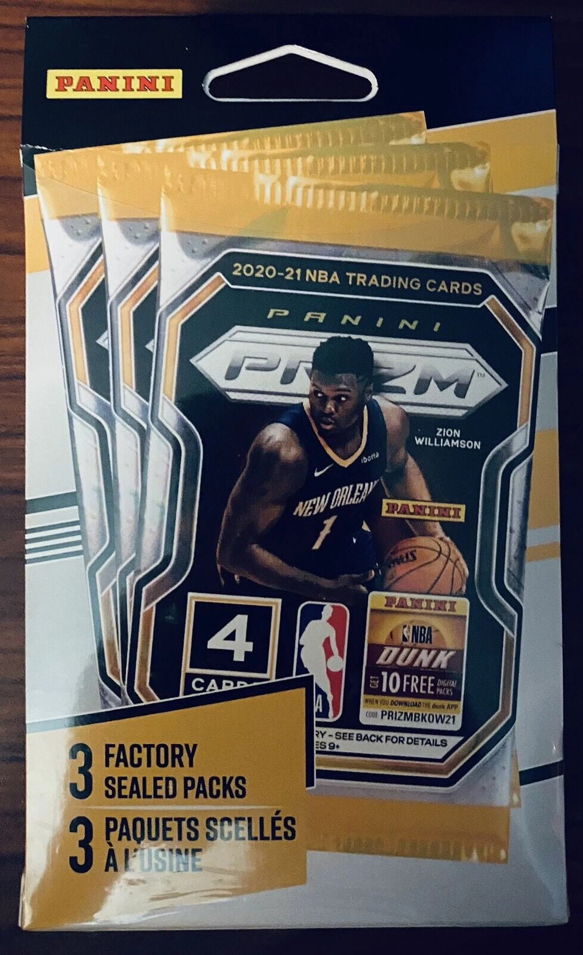 2020-21 Panini Prizm NBA Basketball Retail 3 Pack Hanger Box Meijer MJ Holding
