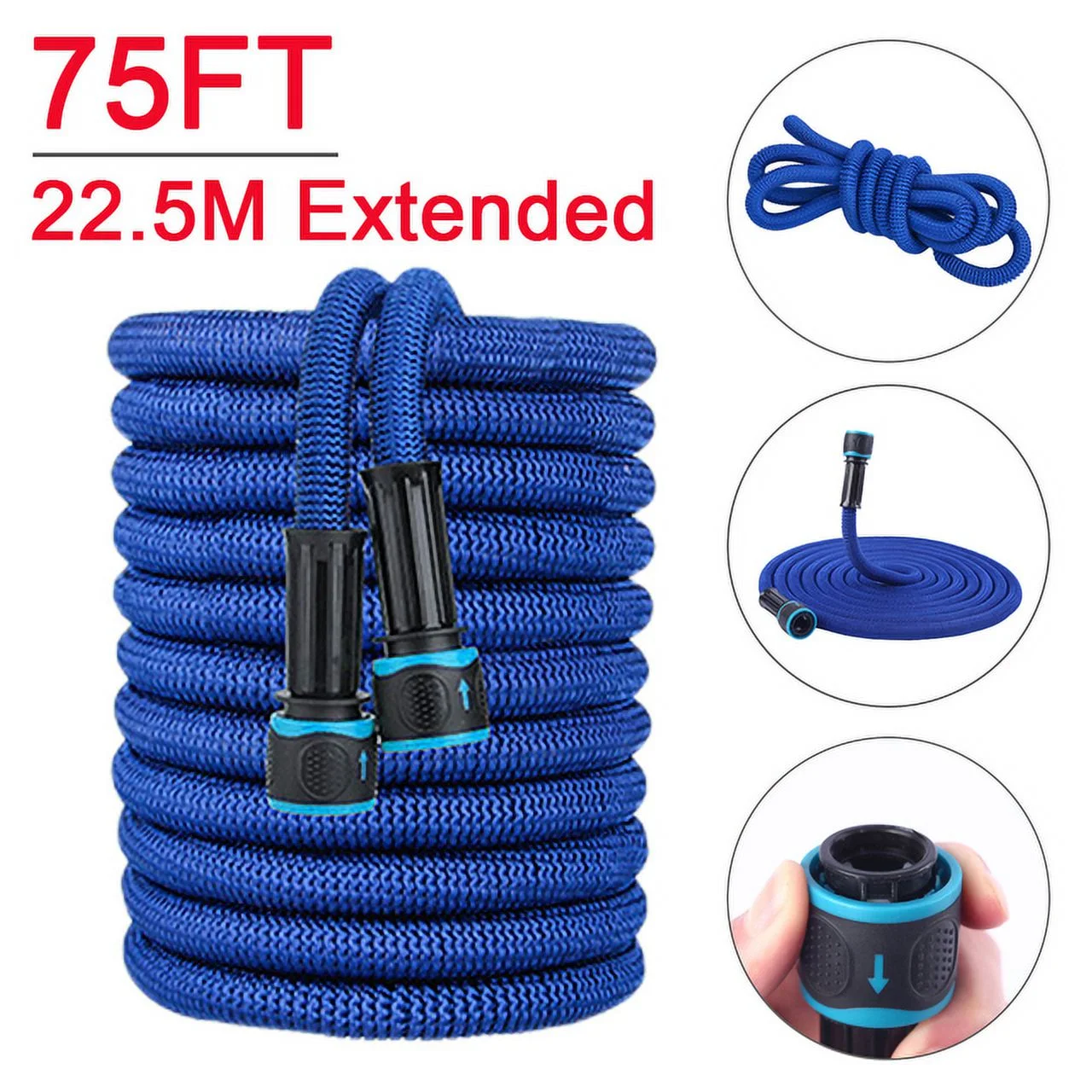 25-100FT Garden Hose Water Expandable Watering Hose High Pressure Car Wash Cleaning Flexible Magic Hose Pipe Irrigation Tool