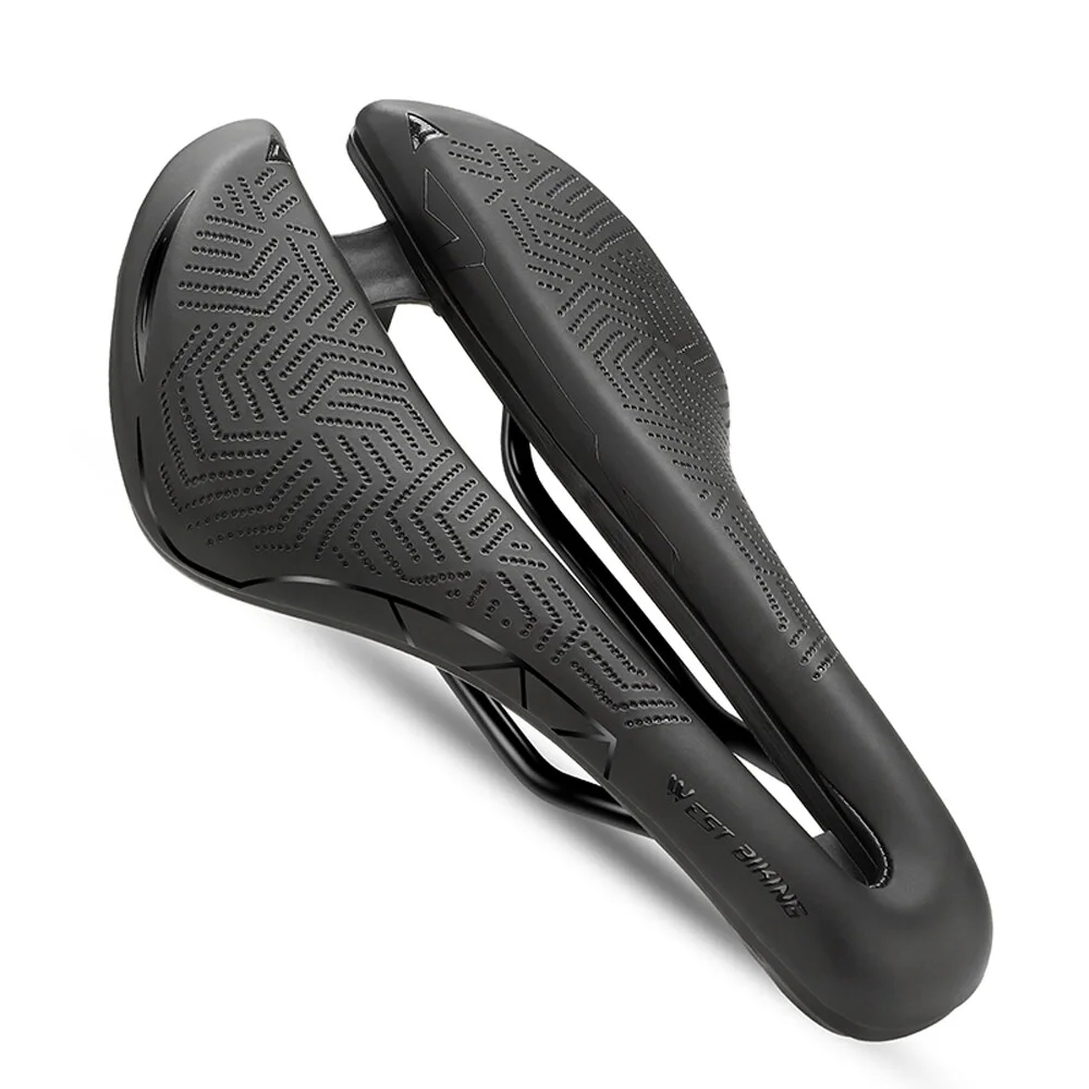 WEST BIKING Hollow Breathable Bike Saddle Bicycle Seats Soft Cycling Cushion PU Waterproof Bike Saddle Cycling Accessories