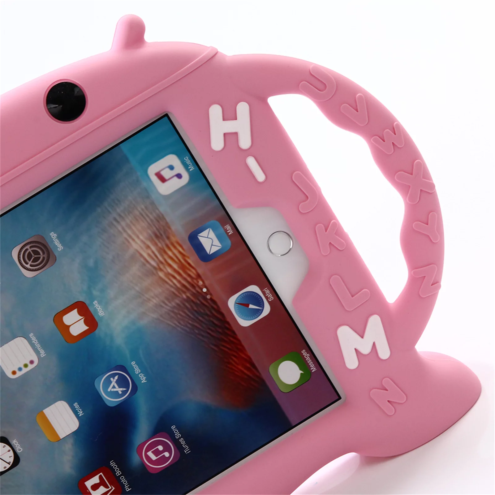 TECH CIRCLE Kids Case for iPad 10th Generation 2022 10.9 inch,iPad 10th Gen Case Child-Proof Handle Kickstand Silicone Shockproof Case for Apple iPad 10.9 inch 10th Generation for Toddler Girl,Pink