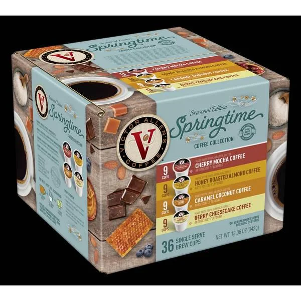 Victor Allen's Coffee 36-Count Springtime Medium Roast Variety Pack Single Serve Coffee Pods