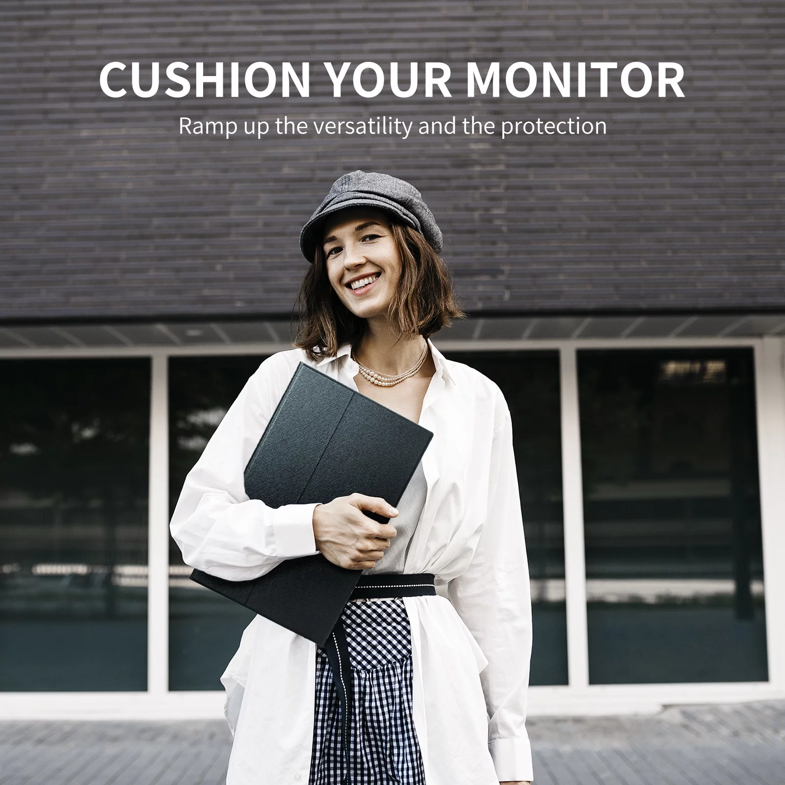 REHISK 15.6 inch IPS Portable Monitor FHD 1080P Laptop Monitor 100% SRGB with HDMI USB C Gaming Monitor