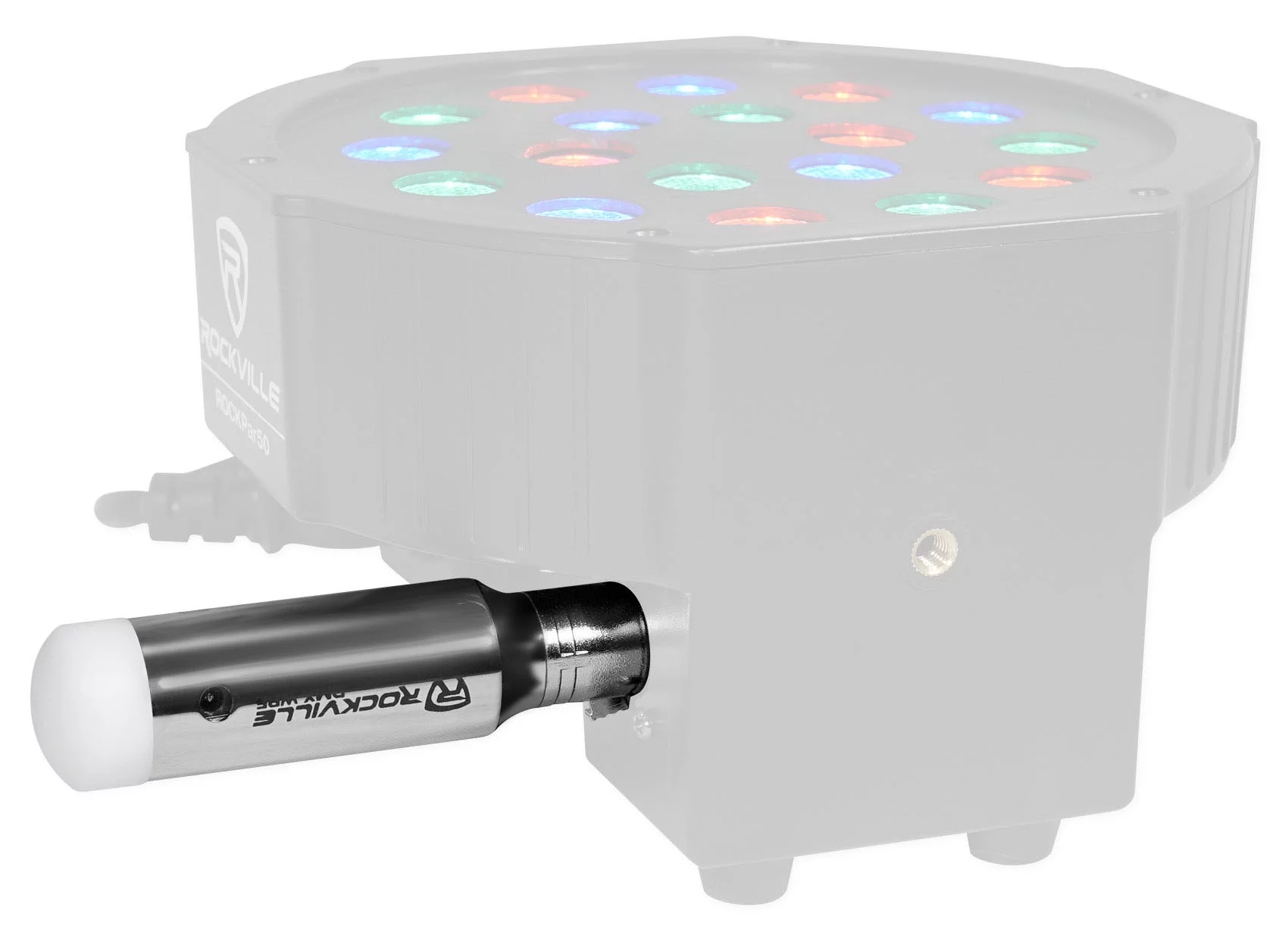 Rockville DMX-WTR Wireless DJ DMX Lighting Transmitter+Receiver