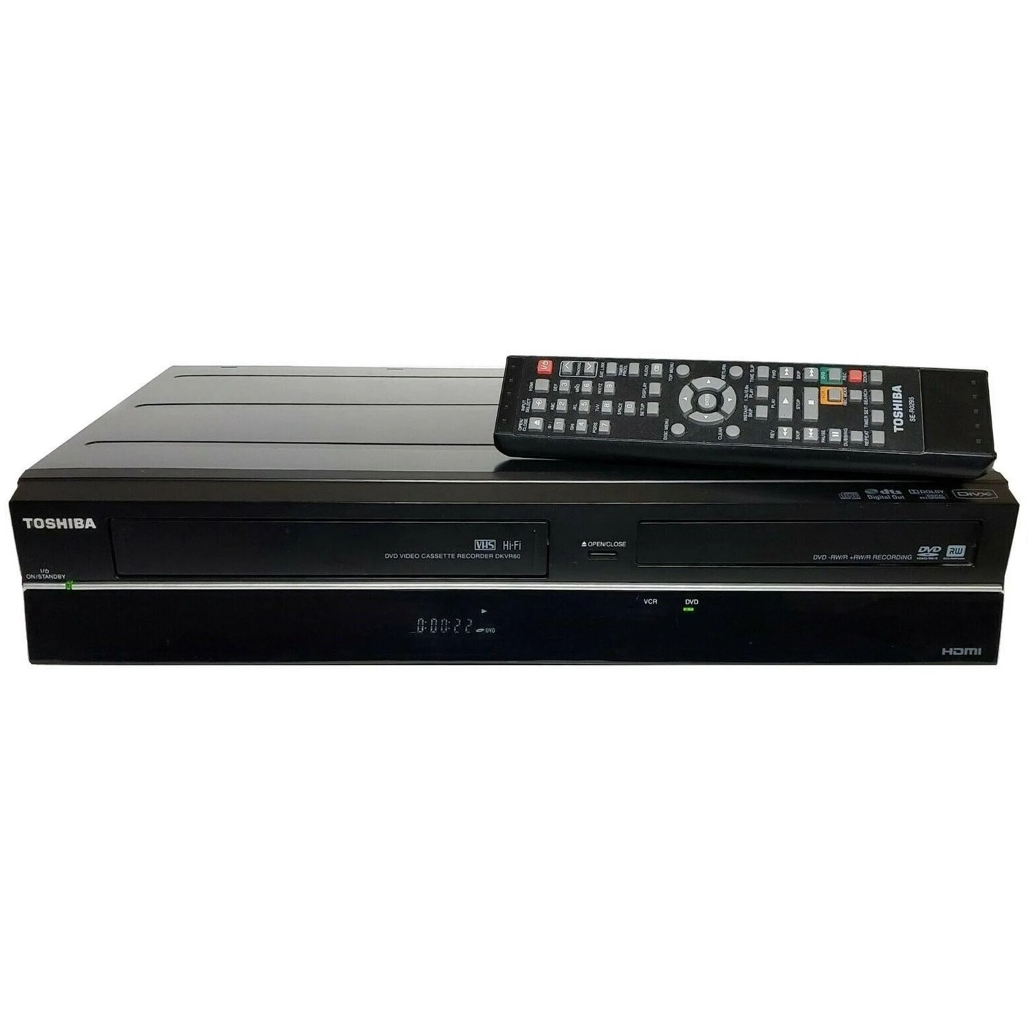 New Toshiba DKVR60 DVD/VCR Recorder Combo Player
