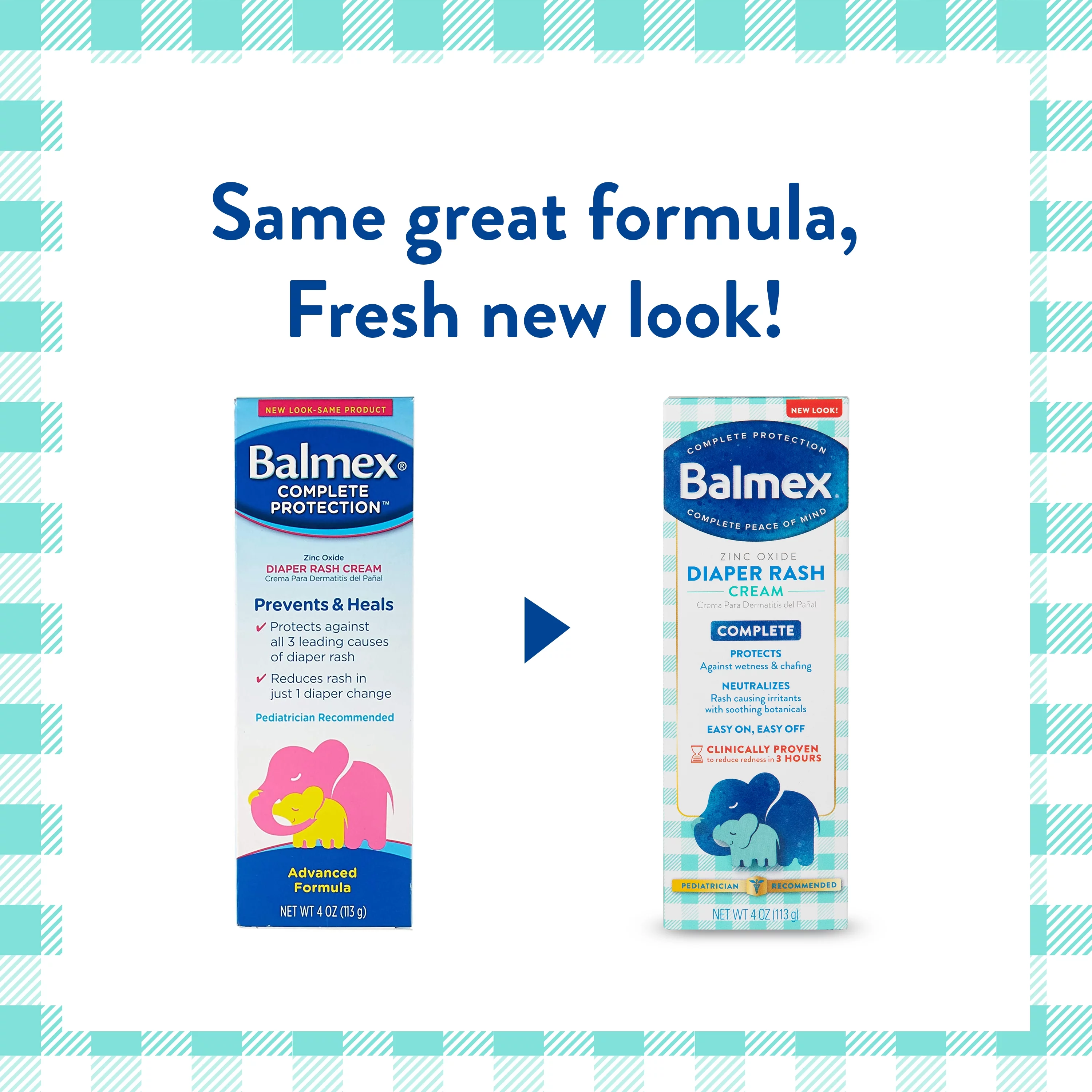 Balmex Complete Protection Diaper Rash Cream, 4 oz