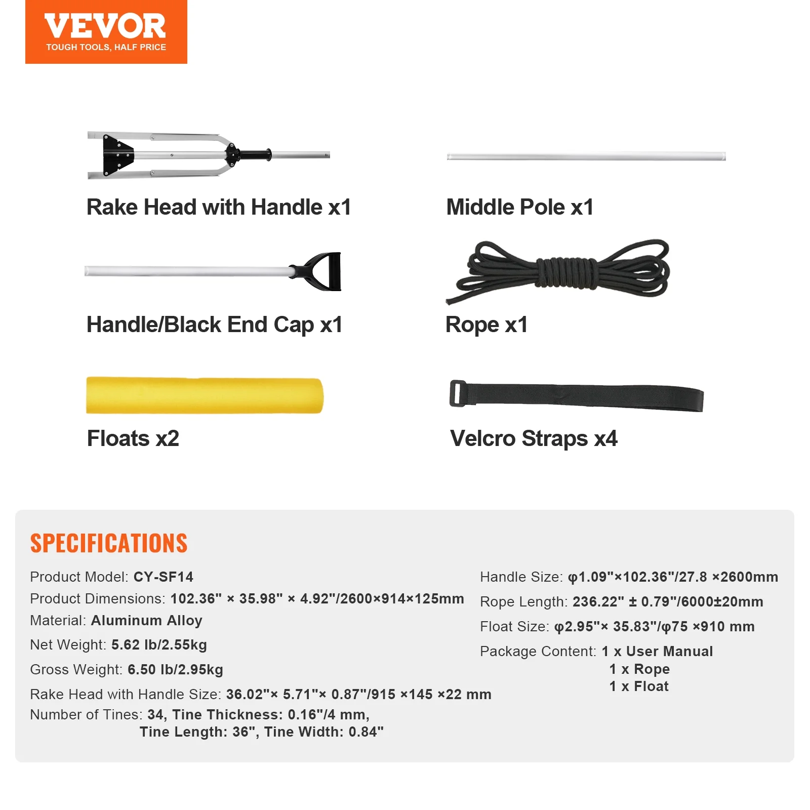 BENTISM Landscape Rake 36