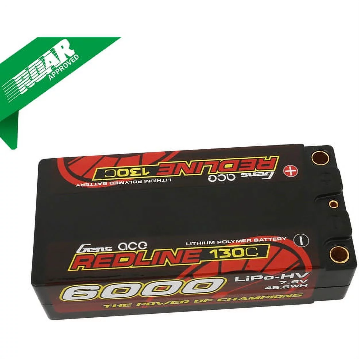 Gens ace 7.6V 6000mAh 2S 130C HV Lipo 5.0mm BULLET GEA60002S13D5 Car Batteries & Accessories