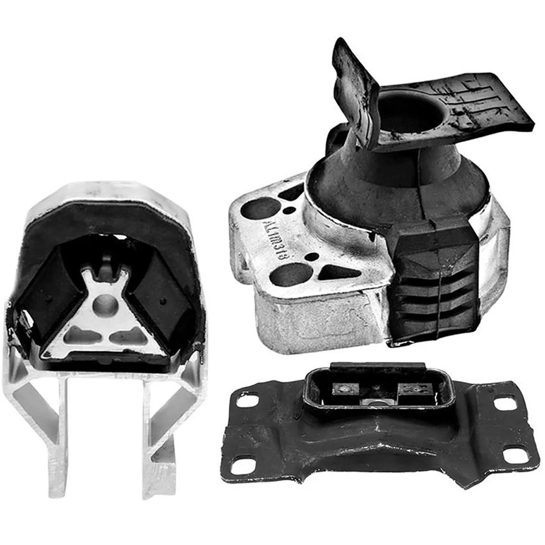Rear & Front Engine Mount & Trans Mount Kit 3x fits 2003-2018 Ford Focus