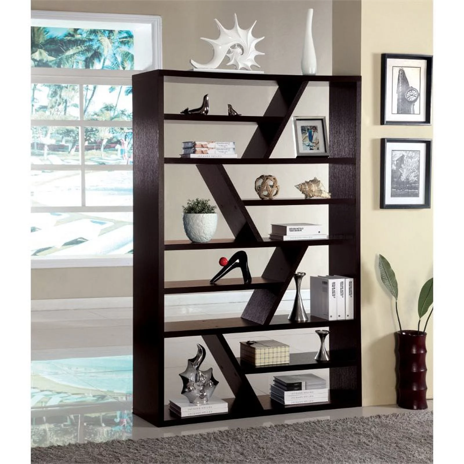 Bowery Hill Bookcase in Espresso
