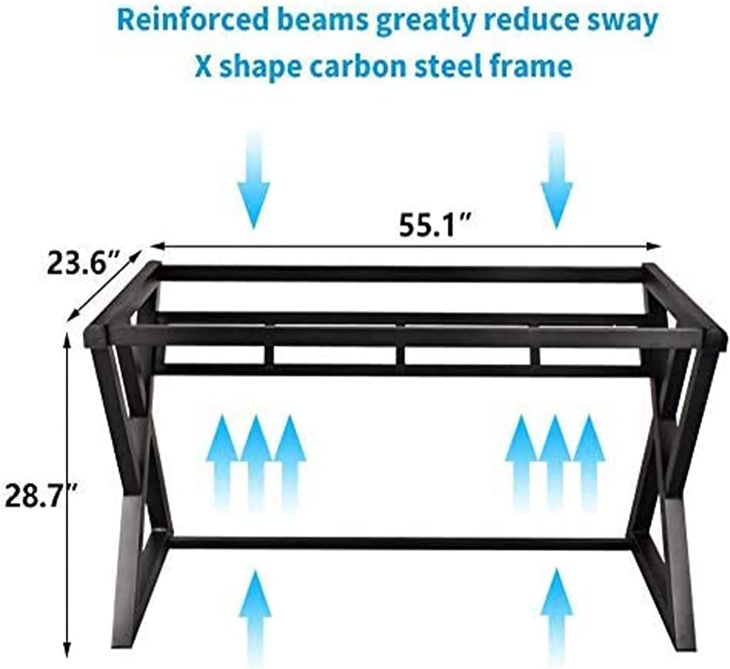 CKPFVY Computer Desk Glass Top Metal Frame  55.1" Home Office Desks & Workstation Modern Office Writing Gaming Study Work Glass Computer Table Desk