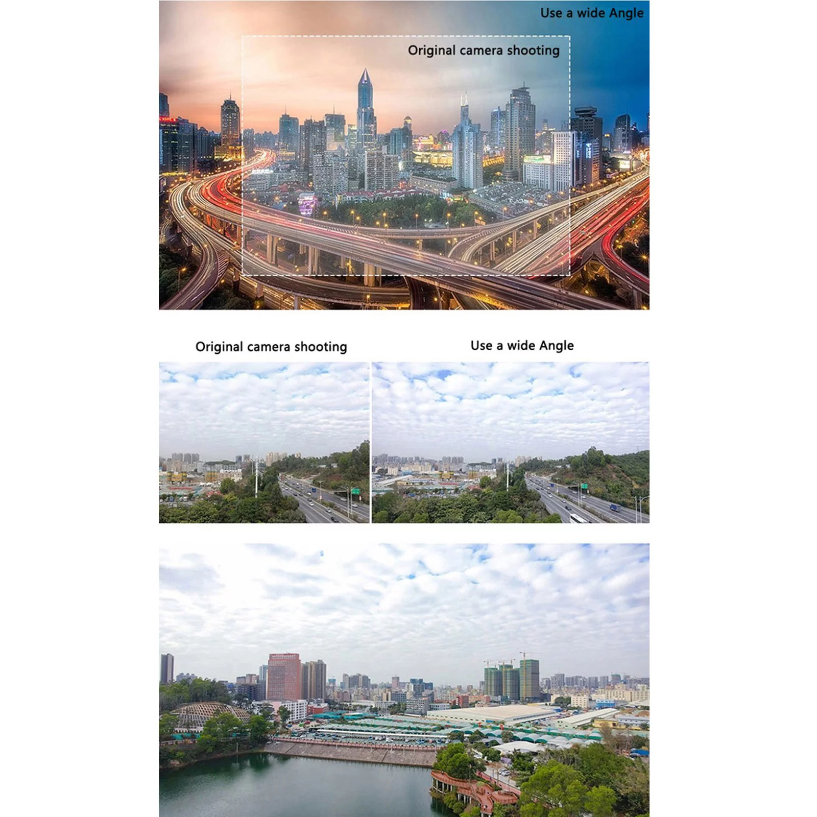 WANYNG External Wide Angle Lens Compitable With DJI Mini 3 Pro Drone