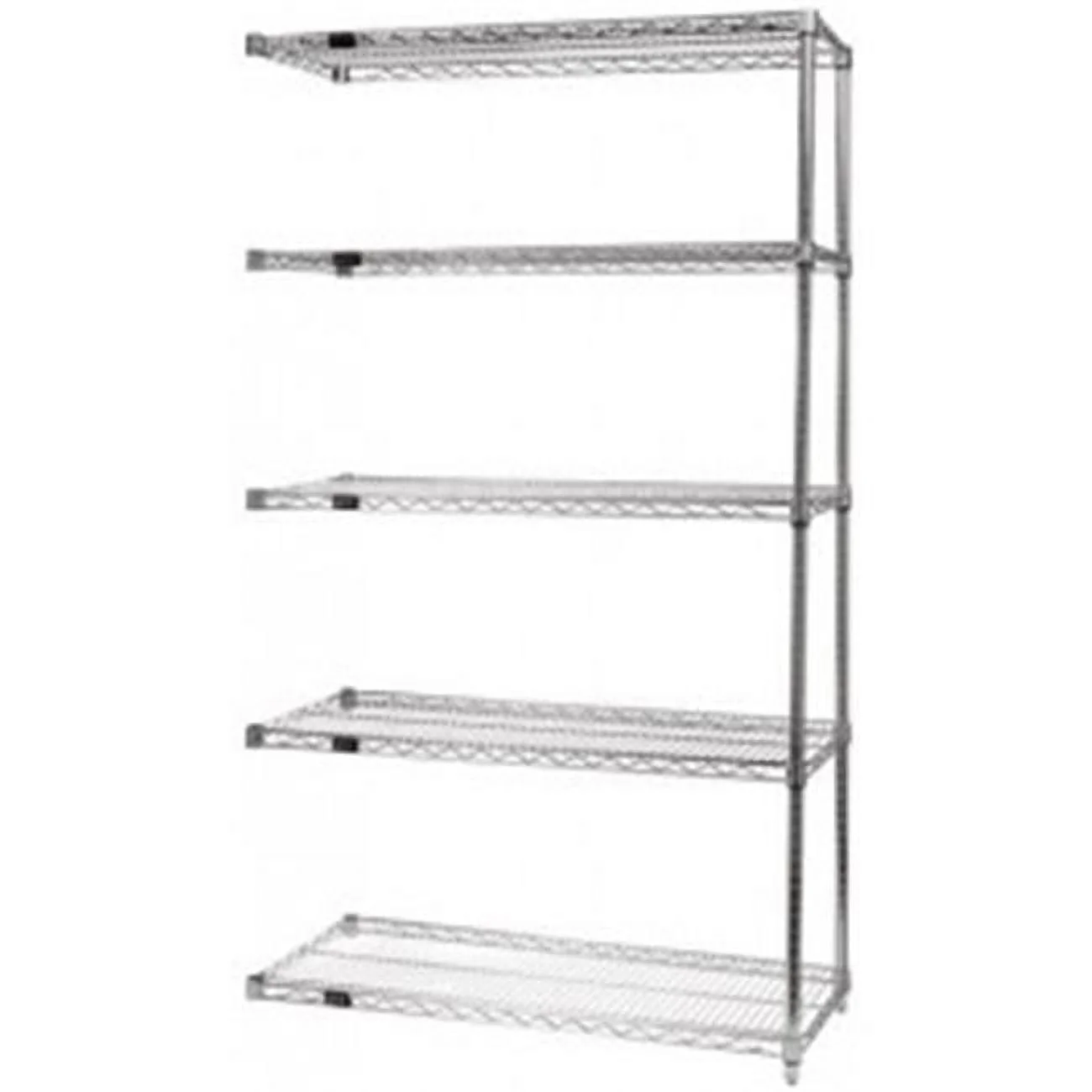 Stainless Steel Wire Shelving 5 Shelf Add On Unit - 18 x 60 x 86 in.