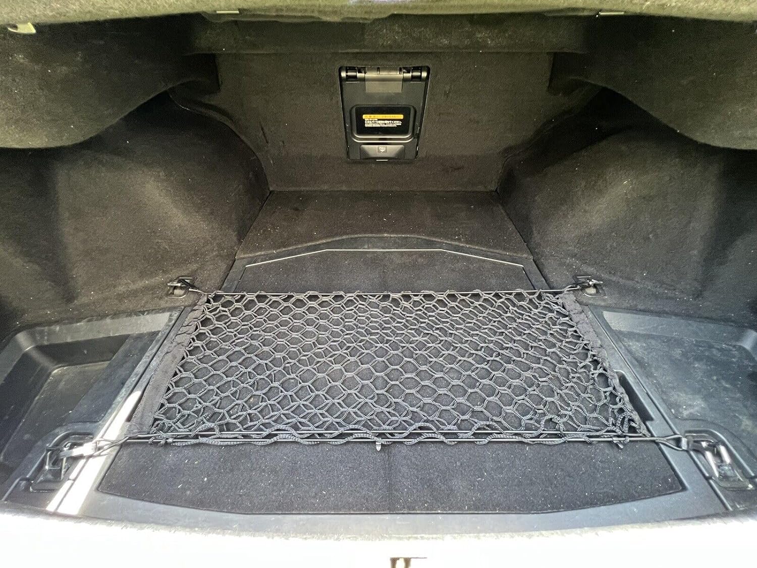 EACCESSORIES EA Trunk Organizer Cargo Net for LEXUS IS250 300 350 2006-2023 – Floor Style Cargo Net for Sedan – Premium Mesh Car Trunk Organizer Vehicle Carrier Storage – Compatible with IS250 300 350