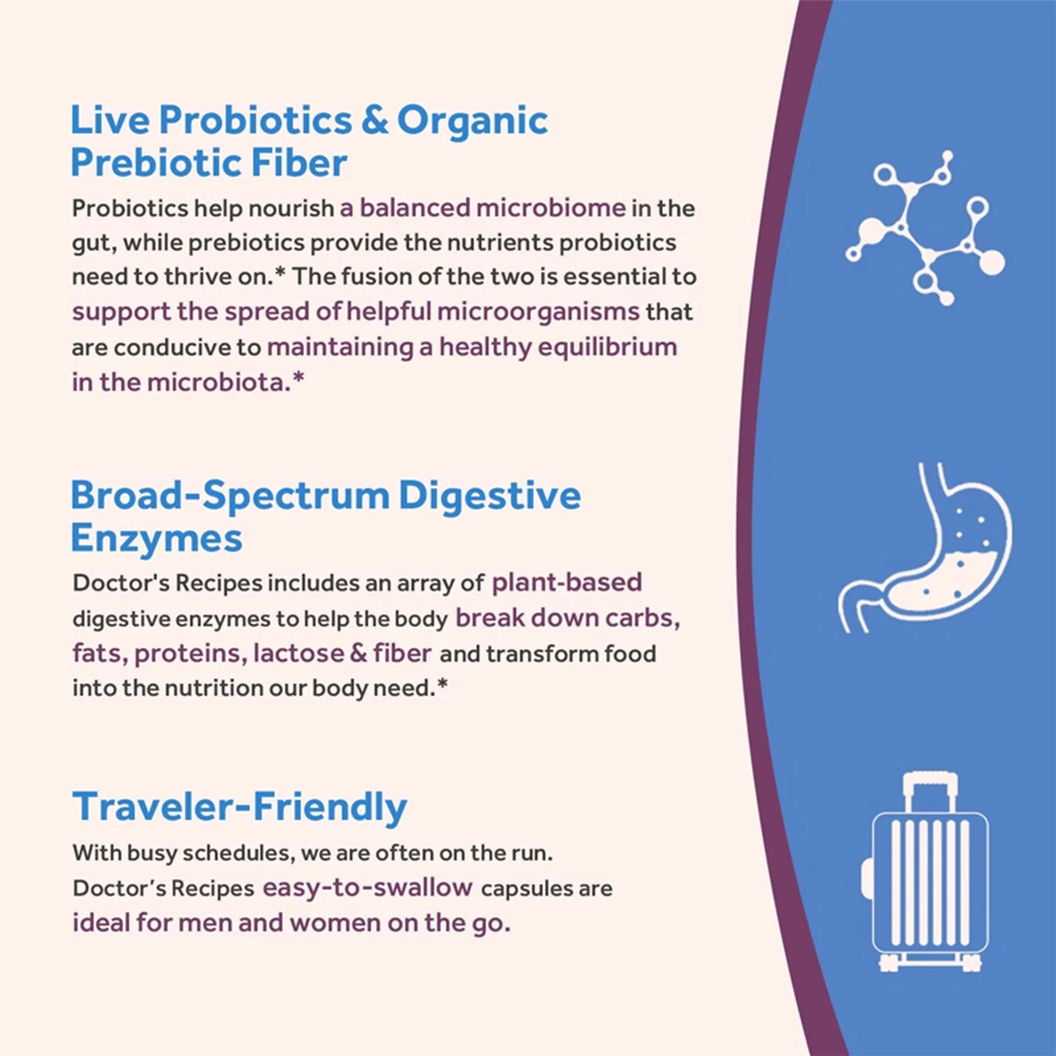 Pslalae Probiotic 100 Billion - Gut Health, Relieve Gas and Bloating - with Prebiotic (30/60/120pcs)