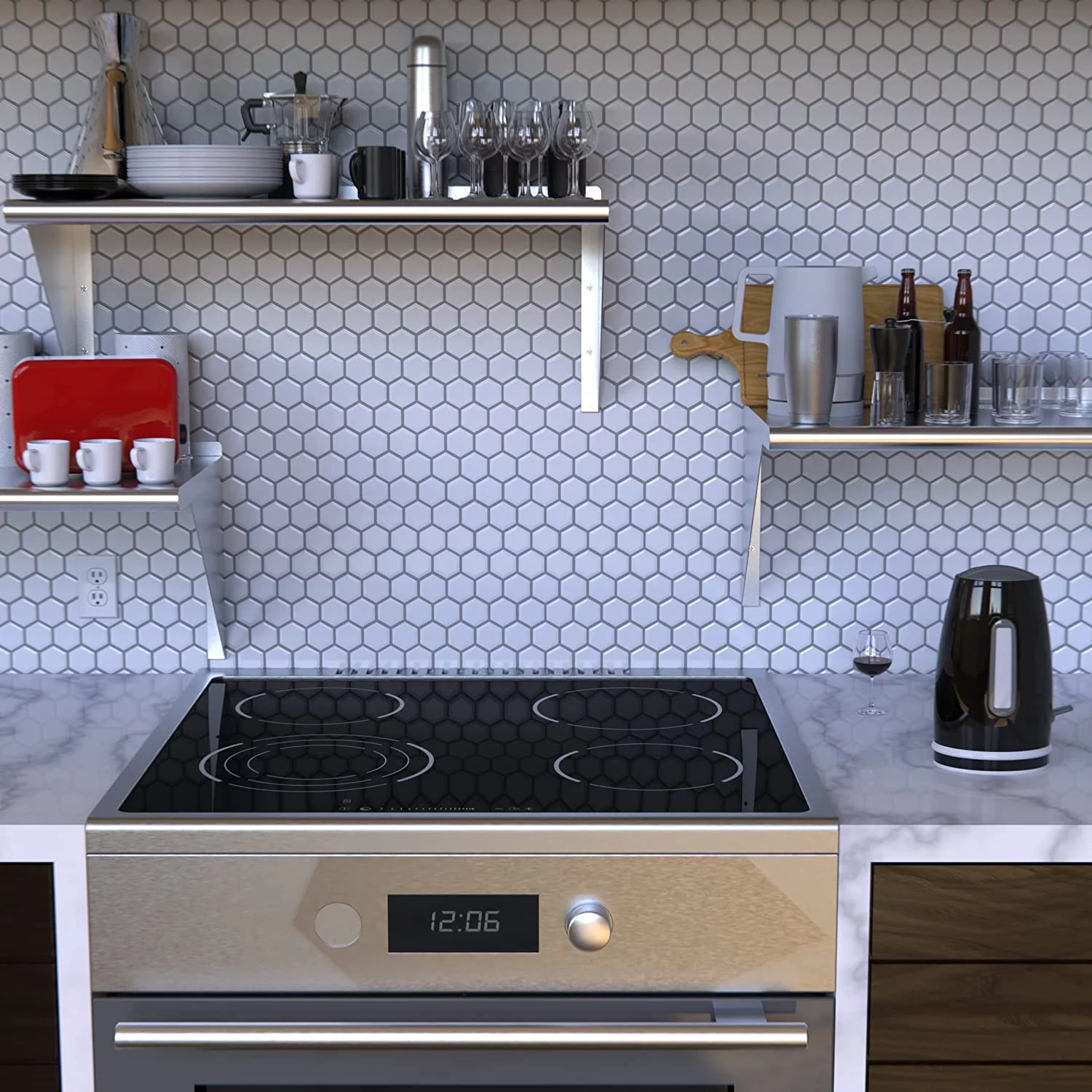 JYHOME 24" X 36" Stainless Steel Wall  | Metal Shelving | Garage  Laundry    Utility Room | Restaurant  Commercial Kitchen | NSF